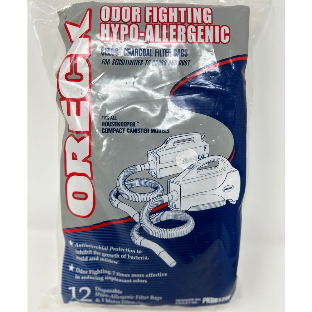 Oreck Odor Fighting Hypo-Allergenic Fits All Housekeeper Compact Canister Models